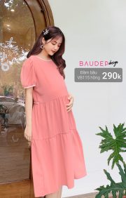 Đầm bầu babydoll VB115 Hồng