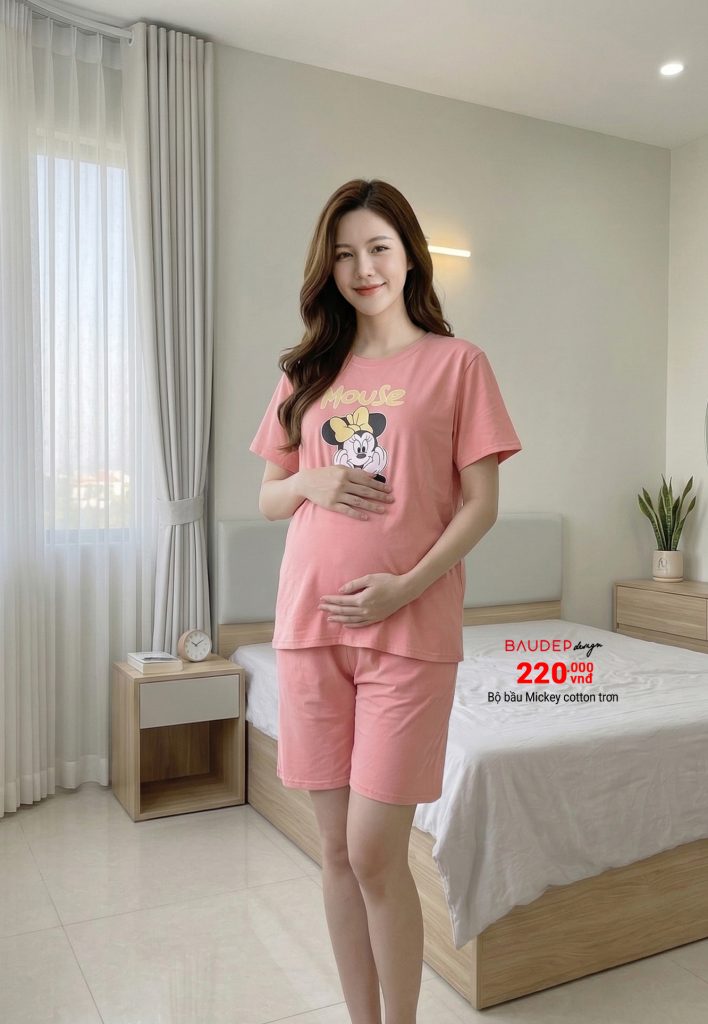 Bộ bầu đẹp, Đồ bộ bầu đẹp, bộ cotton bầu đẹp, shop bầu đẹp, shop đồ bầu hà nội