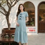 Đầm bầu công sở, đầm bầu sơ mi, Váy bầu thiết kế, Quần áo bầu,Shop đồ bầu đẹp Hà Nội, Váy bầu dáng suông,