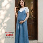 Set yếm bầu Hàn Quốc, Đầm bầu điệu, đầm bầu đẹp, Váy bầu thiết kế, Quần áo bầu,Shop đồ bầu đẹp Hà Nội, Váy bầu dáng suông,