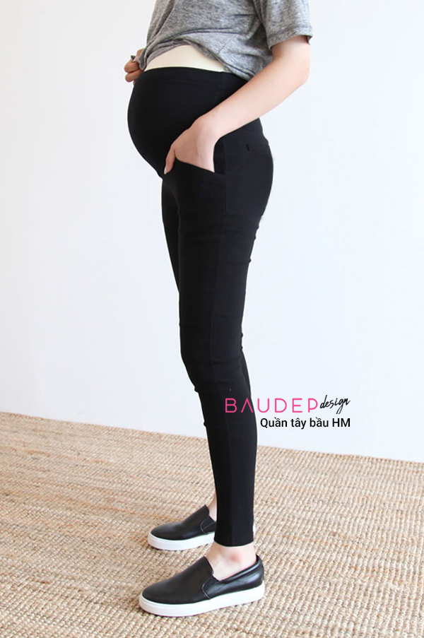 Quần tây bầu dáng ôm legging