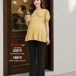 áo bầu đẹp, áo sơ mi bầu, quần áo bầu đẹp, shop bầu đẹp, shop bầu triều khúc, shop đồ bầu hà nội, áo bầu