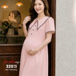 Đầm bầu công sở, đầm bầu sơ mi, đầm bầu suông trẻ trung, đầm bầu đẹp, váy bầu đẹp, shop bầu đẹp triều khúc