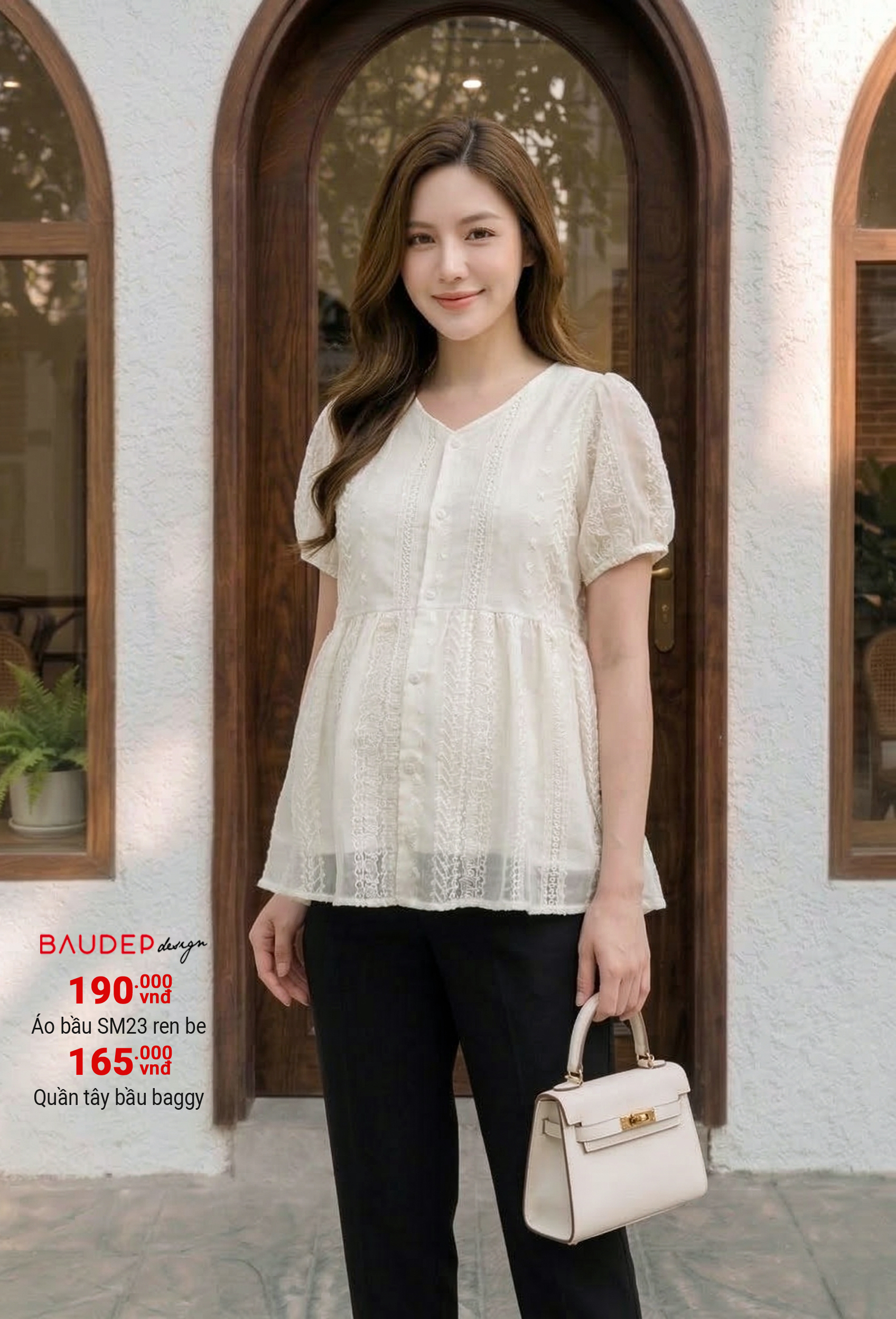 Áo bầu ren, Áo bầu trẻ trung, áo bầu công sở, Áo bầu, Áo bầu kiểu, Áo bầu đẹp